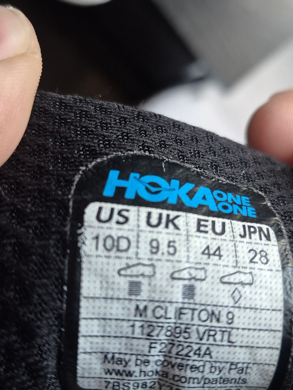 Hoka Mens Clifton 9 Men's Size 10 - Picture 13 of 13